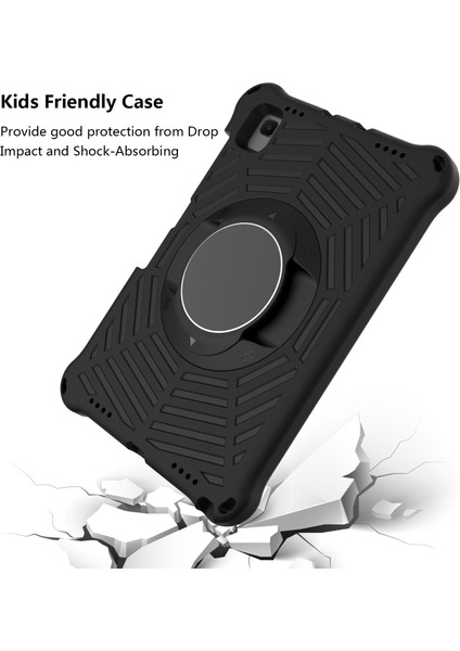 Örümcek Web Dokusu Samsung Galaxy Tab A 10.1 (2019) T510 SIYAH Omuz Askılı Eva Standı Tablet Kılıfı (Yurt Dışından) fiyatları