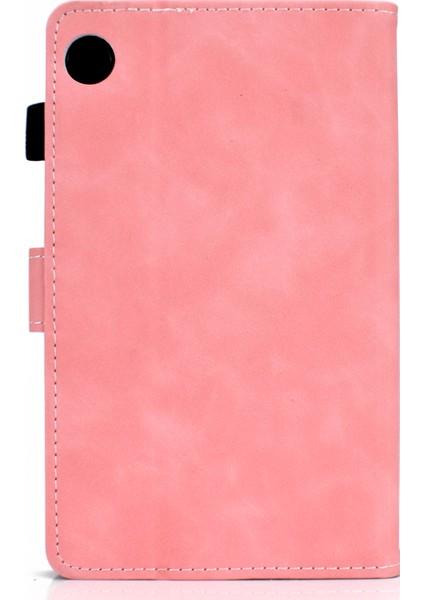 Samsung Galaxy Tab A8 10.5 (2021) SM X200 SM X205 Pu Deri Katlanır Stand Folio Kart Yuvaları Kalem Tutucu Tablet Kılıfı (Yurt Dışından)