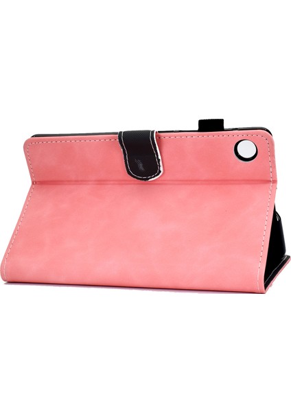 Samsung Galaxy Tab A8 10.5 (2021) SM X200 SM X205 Pu Deri Katlanır Stand Folio Kart Yuvaları Kalem Tutucu Tablet Kılıfı (Yurt Dışından)
