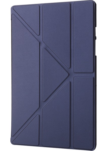 Samsung Galaxy Tab A8 10.5 (2021 2022) Koruyucu V Katlı Stand Silikon Desteği Otomatik Uyandırma uyku Tablet Kılıfı (Yurt Dışından)