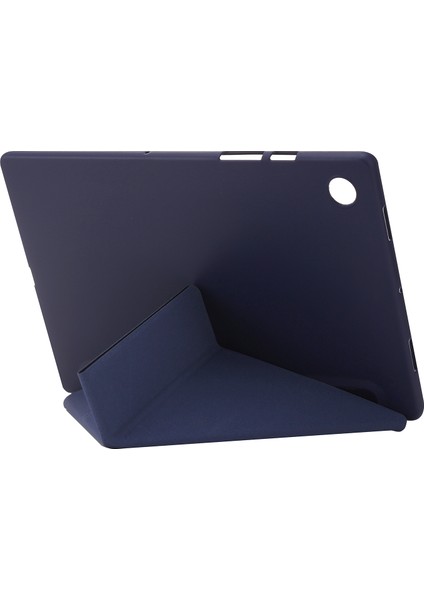 Samsung Galaxy Tab A8 10.5 (2021 2022) Koruyucu V Katlı Stand Silikon Desteği Otomatik Uyandırma uyku Tablet Kılıfı (Yurt Dışından)