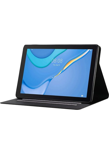 Samsung Galaxy Tab A9 Pu Deri Slim Fit Kart Tutucu Tablet Kılıfı (Yurt Dışından)
