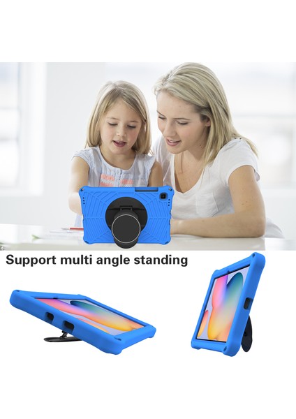 Samsung Galaxy Tab S6 Lite (2024 2022 (2020) SM P610 P615 Kick Stand Omuz Askılı Tablet Kılıfı (Yurt Dışından)