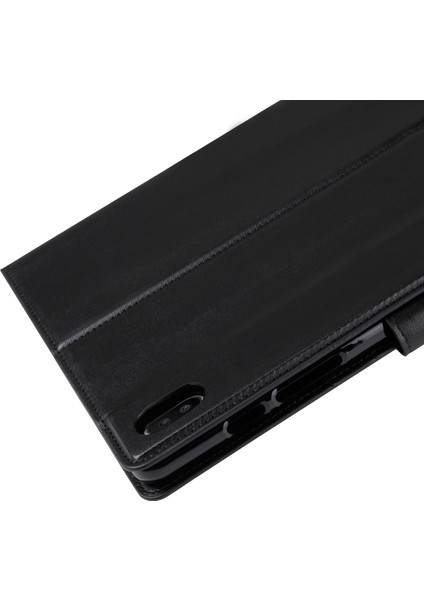 Samsung Galaxy Tab S7 T970 S7 Fe T730 S8 X800 Çizilmez Pu Deri Katlanabilir Stand Cüzdan Tablet Kılıfı (Yurt Dışından)