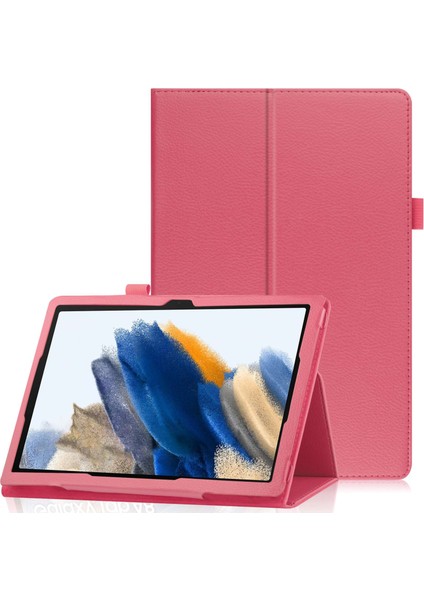 Samsung Galaxy Tab A8 10.5 (2021 2022) Litchi Doku Otomatik Uyandırma uyku Pu Deri Koruyucu Tablet Kılıfı (Yurt Dışından)