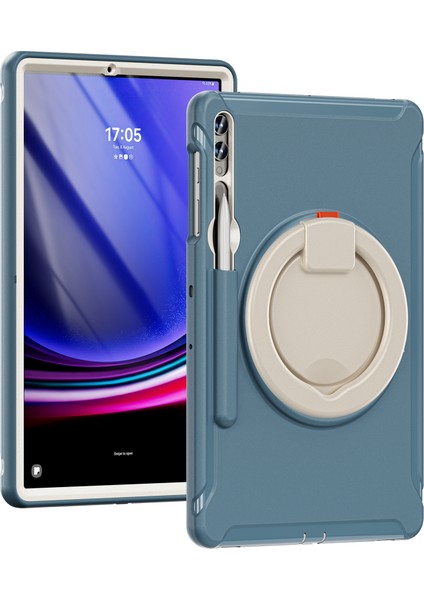 Samsung Galaxy Tab S9 FE S7 T970 TAB S7 Fe T730 TAB S8 X800 TAB S9 X810 Pc Tpu Döner Kalem Tutuculu Tablet Kılıfı (Yurt Dışından)