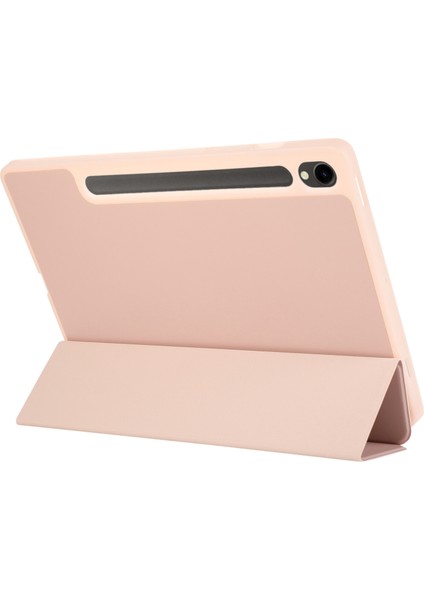Samsung Galaxy Tab S9 tab S9 Fe Üç Katlı Stand Pu Kalem Yuvası Tablet Kılıfı (Yurt Dışından) modelleri