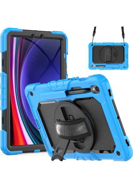 Samsung Galaxy Tab S9 (X710 X716B X718U) Pc Silikon Anti Drop Pet Ekran Filmi Tablet Kılıfı (Yurt Dışından)