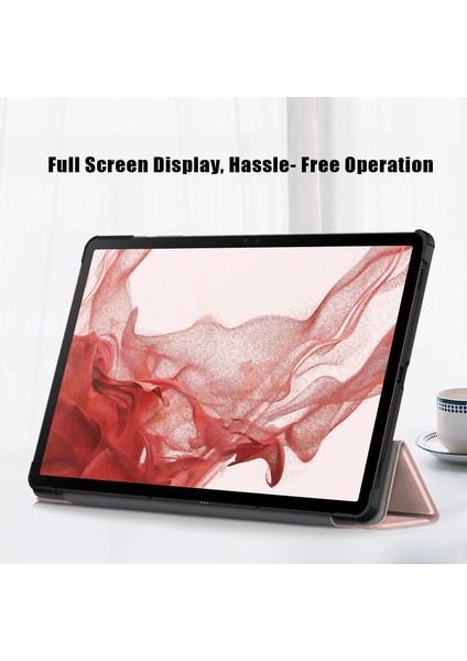 Samsung Galaxy Tab S9 11 Inch SM X710 SM X716B SM X718U Pu Deri Üç Katlı Stand Otomatik Uyandırma uyku Akıllı Tablet Kılıfı (Yurt Dışından) indirimleri