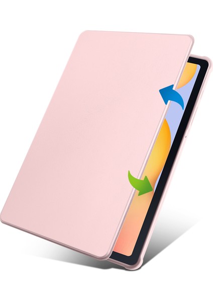 Samsung Galaxy Tab S6 Lite (2024 2022 (2020) Anti Drop Standı Pu Deri Akrilik Tablet Kılıfı (Yurt Dışından)