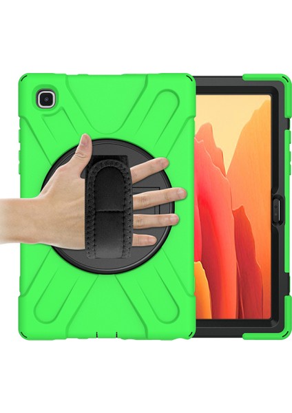 360°DÖNEBILEN Pc Silikon Combo Samsung Galaxy Tab A7 10.4 (2020 2022) YEŞIL Tablet Kılıfı (Yurt Dışından) fiyatları