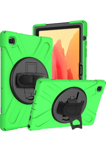 360°DÖNEBILEN Pc Silikon Combo Samsung Galaxy Tab A7 10.4 (2020 2022) YEŞIL Tablet Kılıfı (Yurt Dışından) fırsatları