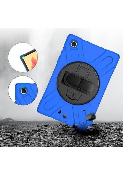 360°DÖNEBILEN Pc Silikon Combo Samsung Galaxy Tab A7 10.4 (2020 2022) Tablet Kılıfı (Yurt Dışından)