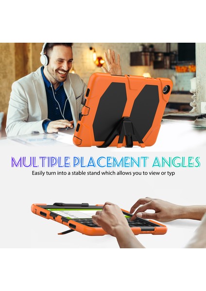 Samsung Galaxy Tab A9 SM X210 SM X216B SM X215 Pc Silikon Toz Geçirmez Tablet Kılıfı (Yurt Dışından)