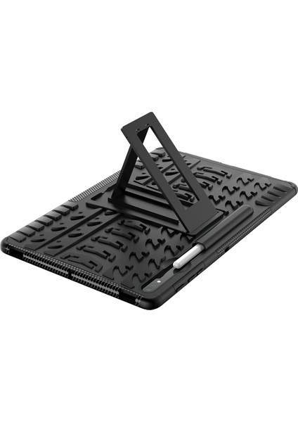 Serin Lastik Hibrit Pc Tpu Koruyucu Kick Standlı Samsung Galaxy Tab S9 tab S7 tab S7 Fe s8 Tablet Kılıfı (Yurt Dışından)