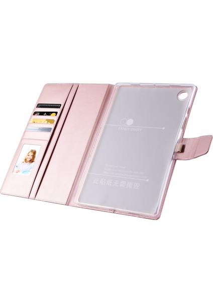 Samsung Galaxy Tab A8 10.5 (2021 2022) Pu Deri Standı Cüzdan Tam Koruma Tablet Kılıfı (Yurt Dışından)