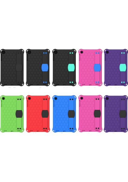 Petek Dokulu Eva Hibrit Samsung Galaxy Tab A 10.1 (2019) Omuz Askılı SM T510 T515 SIYAH Tablet Kılıfı (Yurt Dışından) modelleri