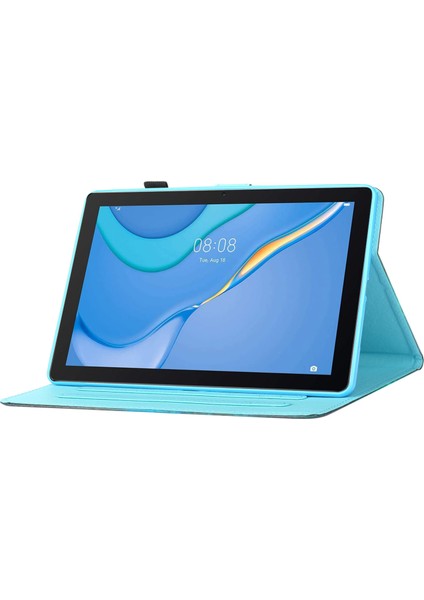 Samsung Galaxy Tab A9 Desenli Baskı Stand Ayçiçeği Tablet Kılıfı (Yurt Dışından)