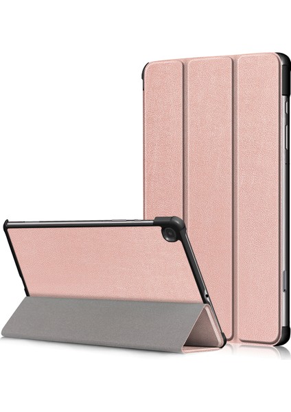 Üç Katlı Stand Deri Akıllı Samsung Galaxy Tab S6 Lite (2020) P610 P615 (2022 2024) Tablet Kılıfı (Yurt Dışından)