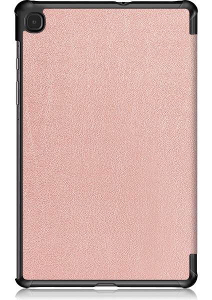 Üç Katlı Stand Deri Akıllı Samsung Galaxy Tab S6 Lite (2020) P610 P615 (2022 2024) Tablet Kılıfı (Yurt Dışından)