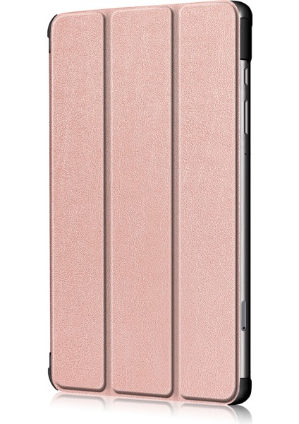 Üç Katlı Stand Deri Akıllı Samsung Galaxy Tab S6 Lite (2020) P610 P615 (2022 2024) Tablet Kılıfı (Yurt Dışından)