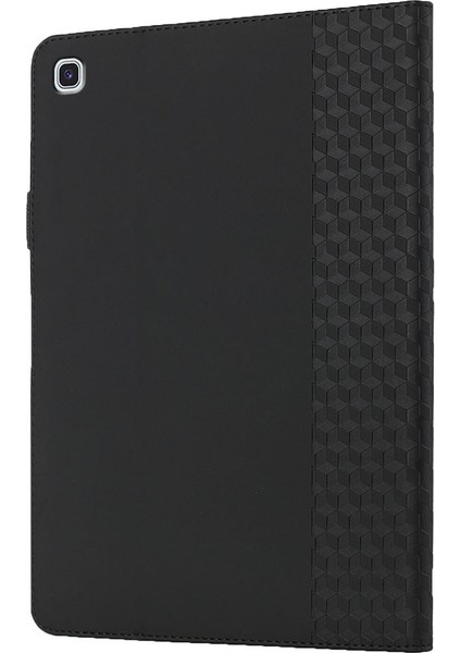 Eşkenar Dörtgen Baskı Tam Koruyucu Cilt Dokunmatik Pu Deri Koruyucu Samsung Galaxy Tab A 8.0 WI FI(2019)SM T290 Kart Yuvaları Tablet Kılıfı (Yurt Dışından)