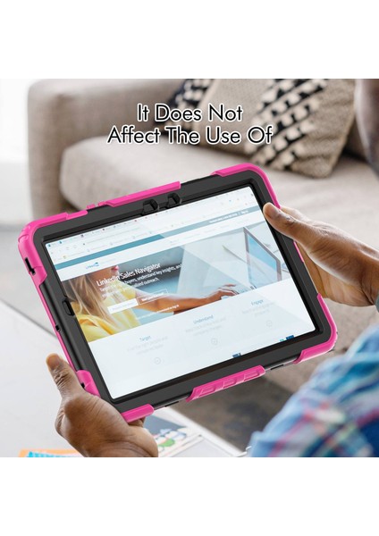 Samsung Galaxy Tab S8 11 Inç (2022) Çizilmez Pc Silikon Pet Ekran Koruyucu Omuz Askılı Standı Tablet Kılıfı (Yurt Dışından) fırsatları