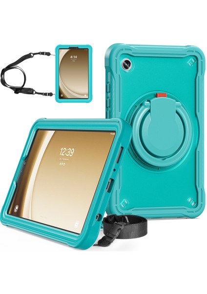 Samsung Galaxy Tab A9 SM X110 X115 X117 Kolu Kavrama Omuz Askılı Tablet Kılıfı (Yurt Dışından)