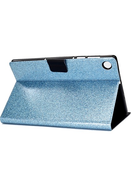 Samsung Galaxy Tab A9 Parıltılı Pu Deri Kart Yuvaları Standı Koruyucu Tablet Kılıfı (Yurt Dışından) fırsatları