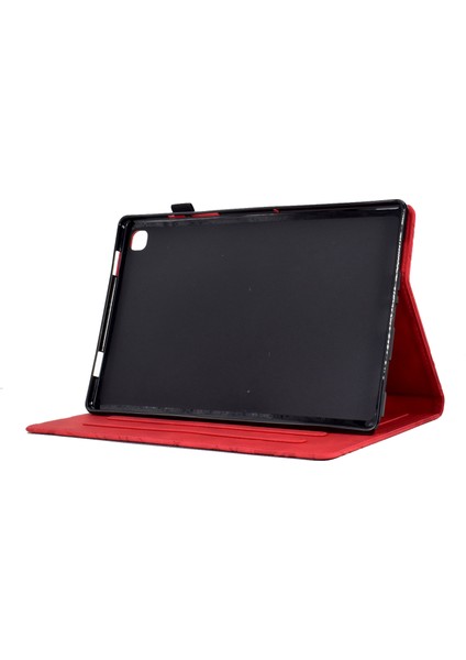 Samsung Galaxy Tab S6 Lite (2024 2022 (2020) SM P610 P615 Deri Stand Tablet Kılıfı (Yurt Dışından)