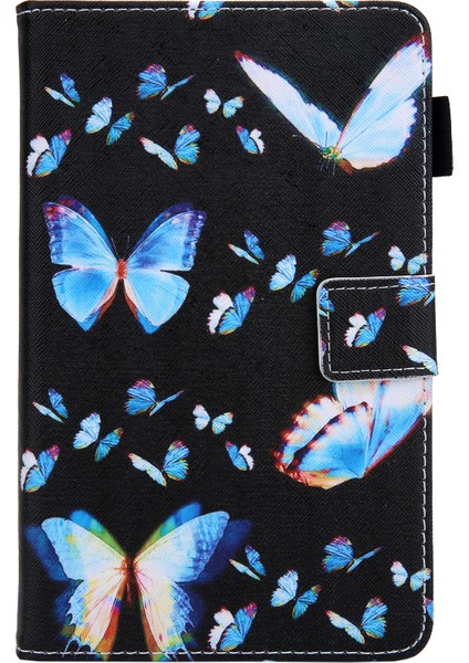 Samsung Galaxy Tab A8 10.5 (2021) SM X200 X205 A8 10.5 (2022) Desen Baskı Kart Tutucu Tablet Kılıfı (Yurt Dışından) modelleri