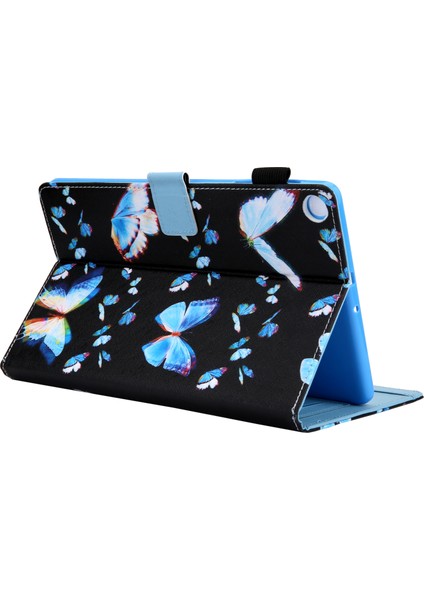 Samsung Galaxy Tab A8 10.5 (2021) SM X200 X205 A8 10.5 (2022) Desen Baskı Kart Tutucu Tablet Kılıfı (Yurt Dışından) indirimleri