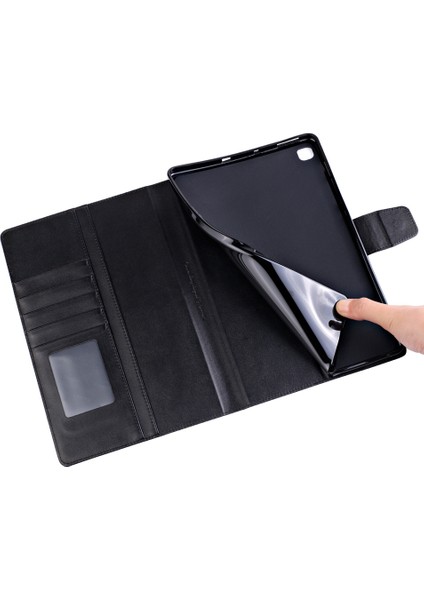 Samsung Galaxy Tab S6 Lite (2024 2022 (2020) SM P610 Pu Deri Standlı Cüzdan Tablet Kılıfı (Yurt Dışından)