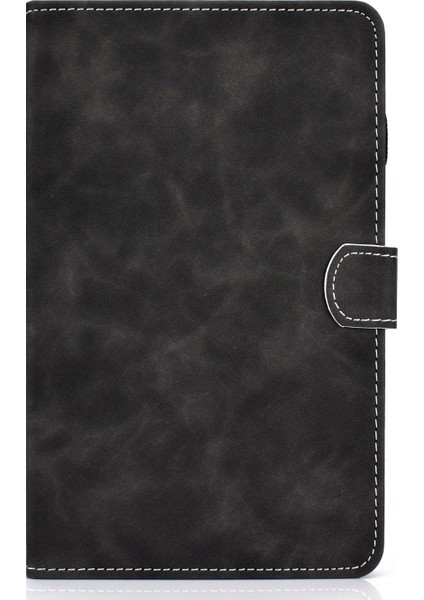 Samsung Galaxy Tab A8 10.5 (2021) SM X200 SM X205 Pu Deri Katlanır Stand Folio Kart Yuvaları Kalem Tutuculu Tablet Kılıfı (Yurt Dışından)