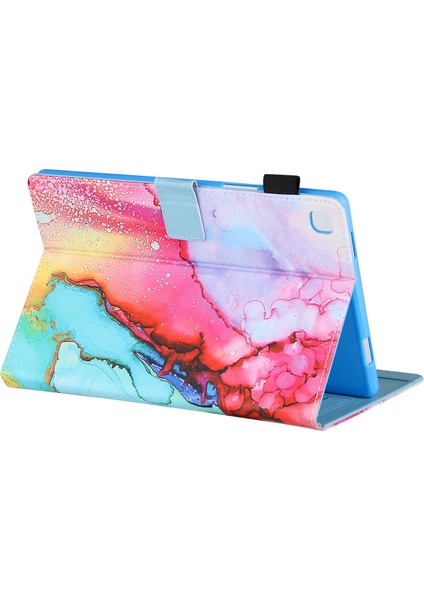 Desen Baskı Kart Tutucu Samsung Galaxy Tab A8 10.5 (2021) SM X200 X205 A8 10.5 (2022) SULUBOYA Tablet Kılıfı (Yurt Dışından) indirimleri