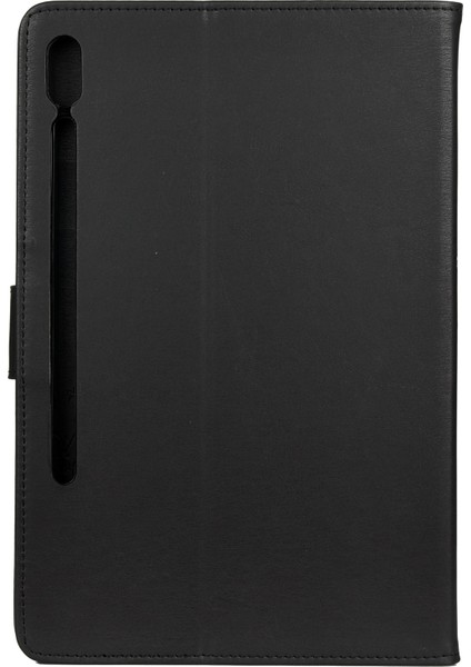 Baskı Çiçek Cüzdan Deri Çevirme Samsung Galaxy Tab S6 T860 T865 SIYAH Tablet Kılıfı (Yurt Dışından)