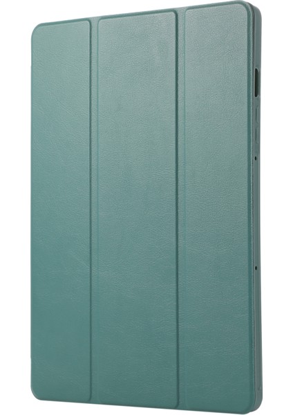 Samsung Galaxy Tab S9 tab S9 Fe Üç Katlı Stand Pu Kalem Yuvası Tablet Kılıfı (Yurt Dışından)