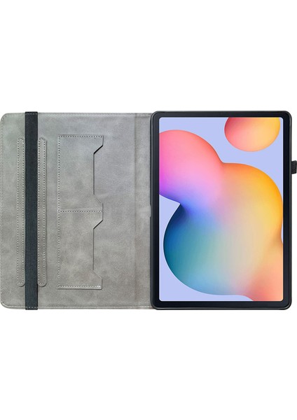 Samsung Galaxy Tab S6 Lite (2020 2022 2024) Desen Baskı Kart Yuvalı Standı Tablet Kılıfı (Yurt Dışından)