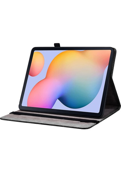Samsung Galaxy Tab S6 Lite (2020 2022 2024) Desen Baskı Kart Yuvalı Standı Tablet Kılıfı (Yurt Dışından)