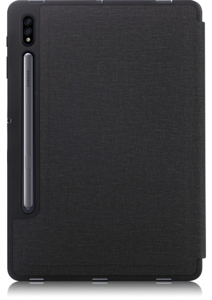 Origami Standı Uyandırma Uyku Akıllı Deri Samsung Galaxy Tab Kalem Tutucu S7 T970 T975 TAB S8 Tablet Kılıfı (Yurt Dışından)