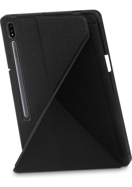 Origami Standı Uyandırma Uyku Akıllı Deri Samsung Galaxy Tab Kalem Tutucu S7 T970 T975 TAB S8 Tablet Kılıfı (Yurt Dışından)