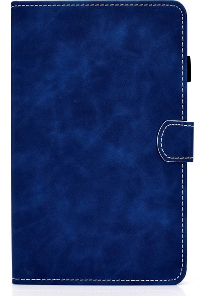 Samsung Galaxy Tab A8 10.5 (2021) SM X200 SM X205 Pu Deri Katlanır Stand Folio Kart Yuvaları Kalem Tutuculu Tablet Kılıfı (Yurt Dışından)