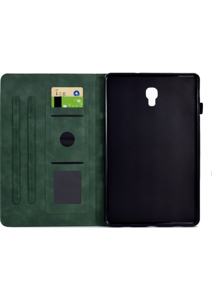 Samsung Galaxy Tab A 10.5 (2018) T590 T595 Pu Deri Kart Yuvası Koruyucu Tablet Kılıfı (Yurt Dışından)