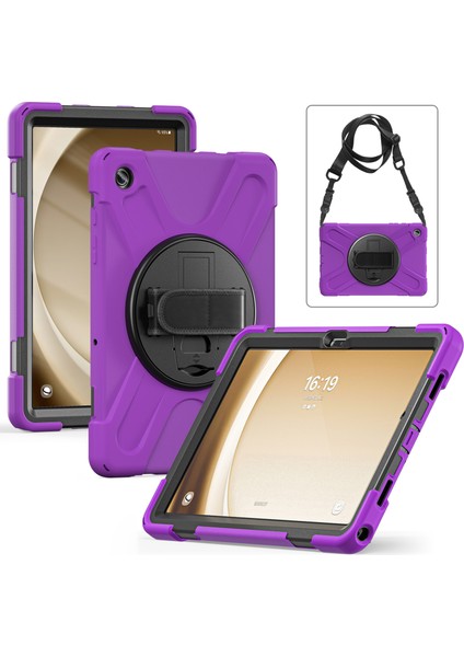 Samsung Galaxy Tab A9 Pc Silikon El Bandı Omuz Askısı Tablet Kılıfı (Yurt Dışından) fiyatları