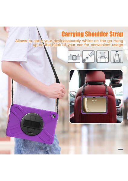 Samsung Galaxy Tab A9 Pc Silikon El Bandı Omuz Askısı Tablet Kılıfı (Yurt Dışından) fırsatları