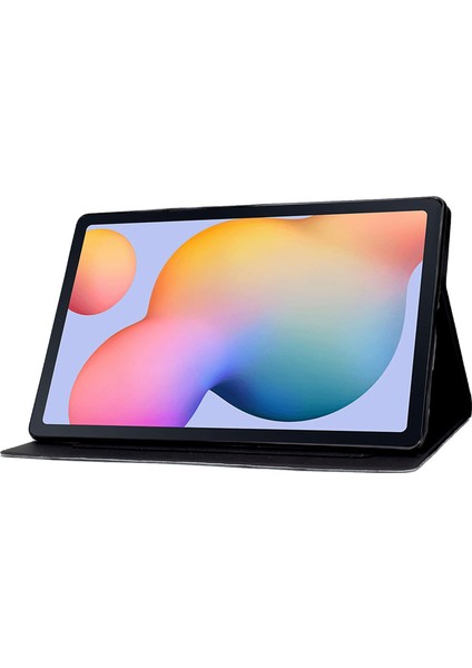 Samsung Galaxy Tab S6 Lite (2024 2022 2020) Pu Deri Flip Case Desen Baskı Standı Tablet Kılıfı (Yurt Dışından)