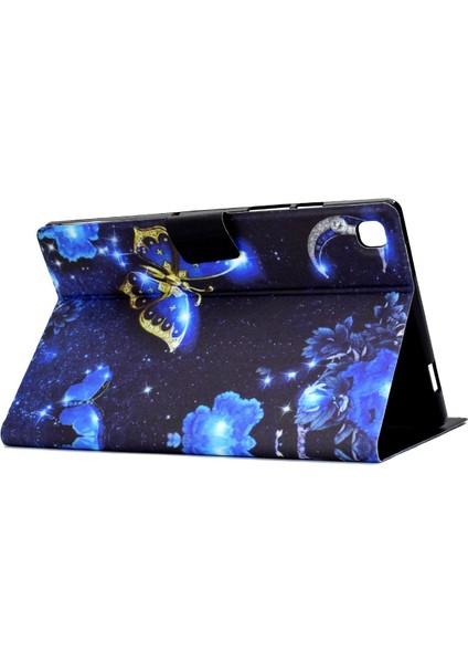 Samsung Galaxy Tab S6 Lite (2024 2022 2020) Pu Deri Flip Case Desen Baskı Standı Tablet Kılıfı (Yurt Dışından)