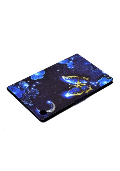 Samsung Galaxy Tab S6 Lite (2024 2022 2020) Pu Deri Flip Case Desen Baskı Standı Tablet Kılıfı (Yurt Dışından)