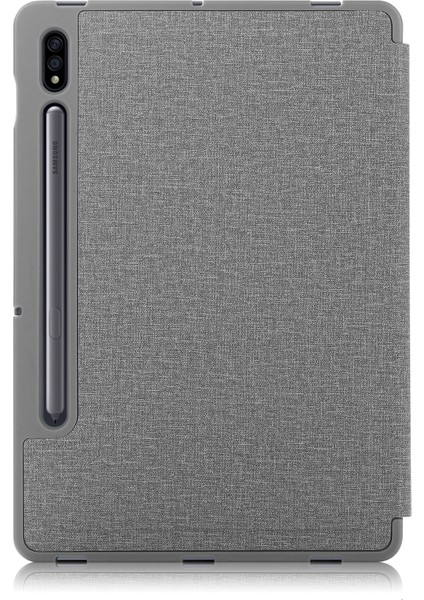 Origami Standı Güçlü Mıknatıs Deri Akıllı Kalem Yuvası Samsung Galaxy Tab S7 T870 T875 TAB S8 Tablet Kılıfı (Yurt Dışından)