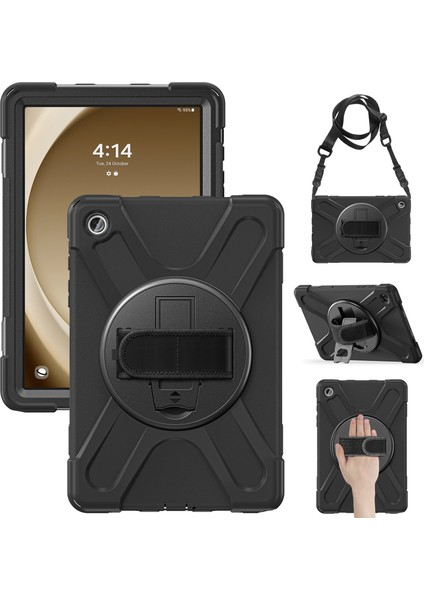 Samsung Galaxy Tab A9 Pc Silikon El Bandı Omuz Askısı Tablet Kılıfı (Yurt Dışından)
